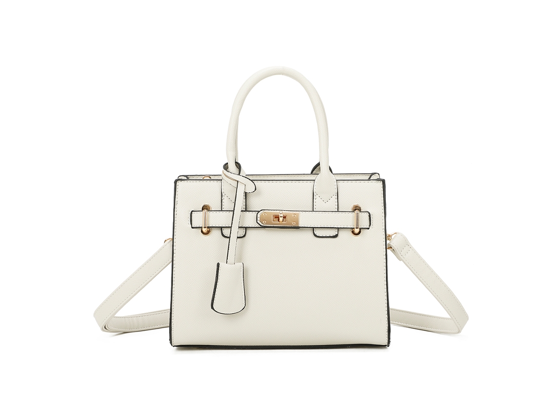 GALLANTRY Bolso de mano Camélia blanco