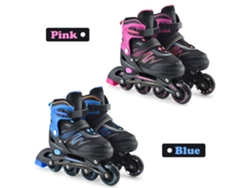 2026rebe-patines En Línea Ajustables Con Ruedas Iluminadas Para Niños Niñas Mujeres Hombres Adultos