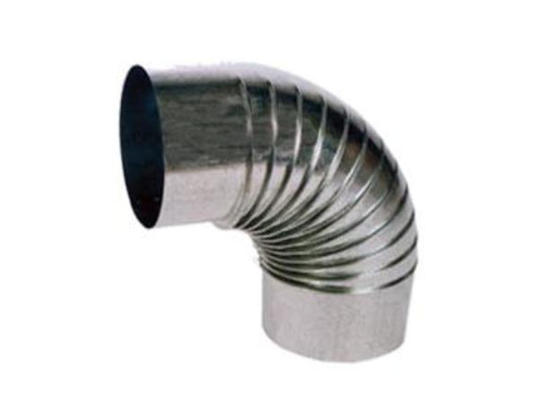 Estufa codo galvanizado rizado 90  de 110 cg11090 (04)