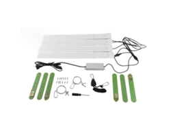 Luz de cultivo para plantas de 160 W y 624 LED de espectro completo para invernaderos y plantaciones de interior.