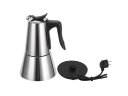 MEOIRUERY Tetera Eléctrica de 300ml en Acero Inoxidable para Hogar, Cafetera Doméstica con Cable EU 220V