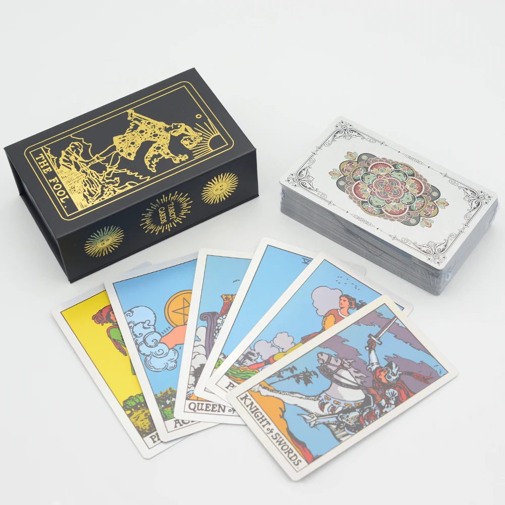 Cartas Del Tarot, Juegos De Cartas, Cartas De Adivinación, Coleccionables, Impermeables Y Resistentes Al Desgaste.