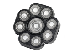 Aféitate como un profesional, cepillo de limpieza incluido, cabezales de repuesto para afeitadora IPX6 resistentes al agua para hombres