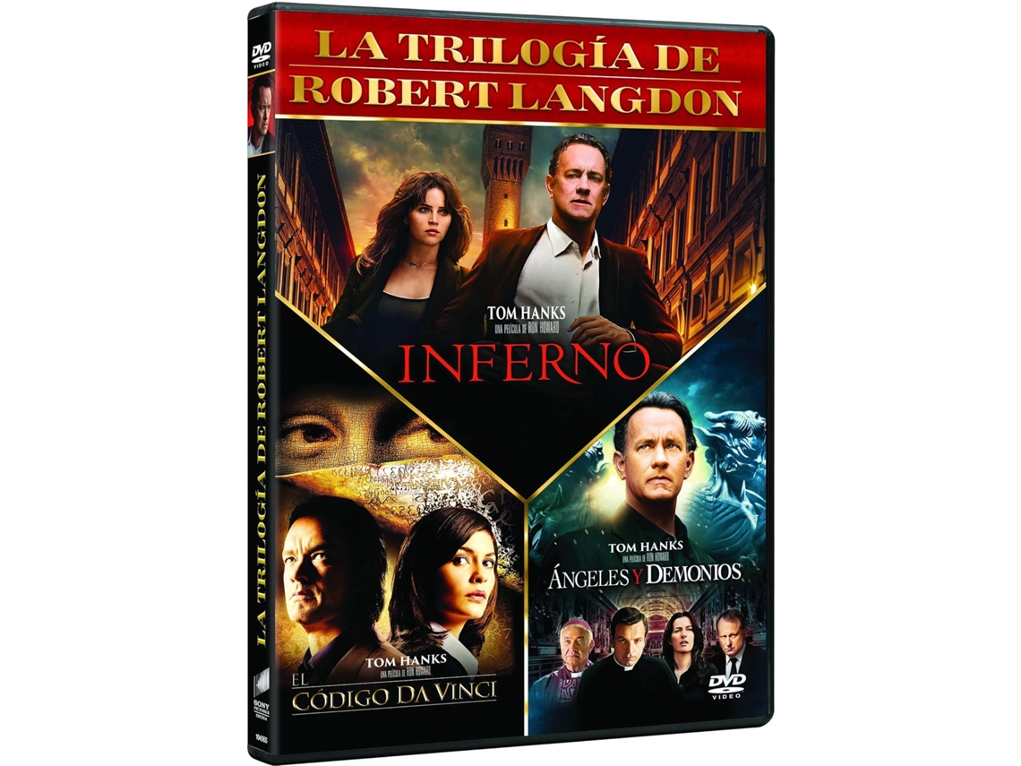 DVD The Da Vinci Code Pack - El Código Da Vinci: La Trilogía de Robert Langdon Pack