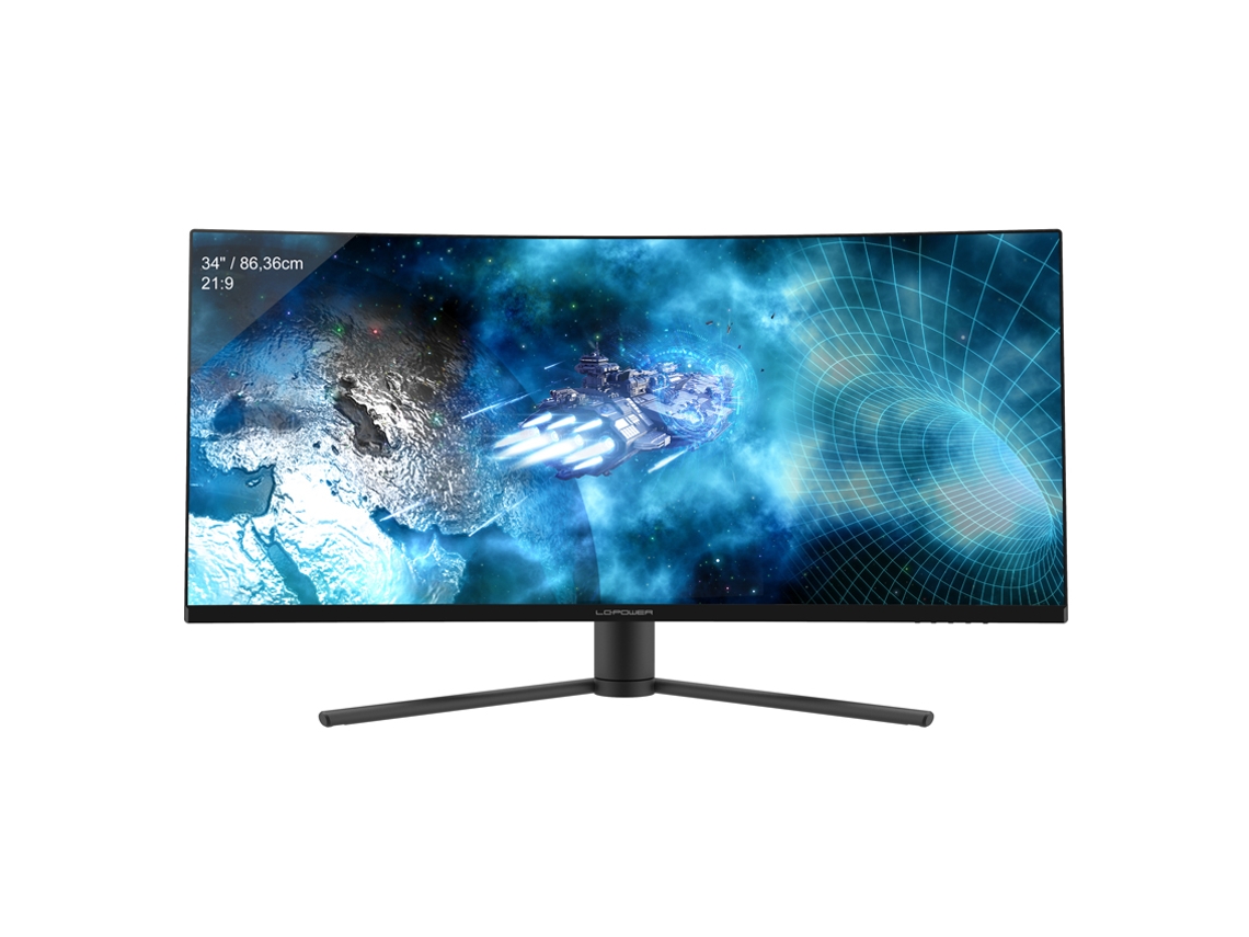 Monitor Gaming LC-POWER Lc-M34-Uwqhd-165-C (34'' - UWQHD -  1 ms - 165 Hz - Negro)
