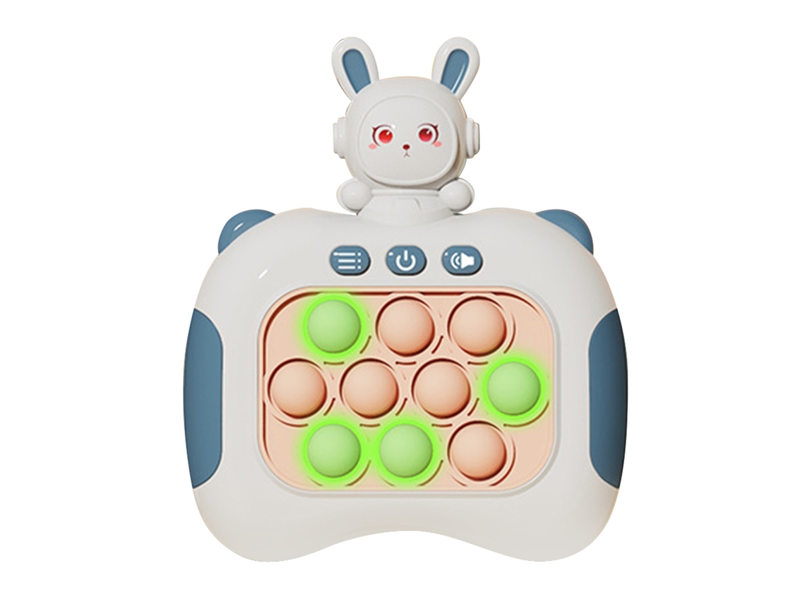 Juego De Burbujas Quick Push Juguete Educativo De Descompresión Con Luz Para Adultos Niños Mayores Azul Cielo Oscuro