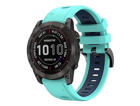 Correa Smartwatch Para Garmin Fenix 7X Solar 26Mm Verde Menta - Azul VENISYMLIS