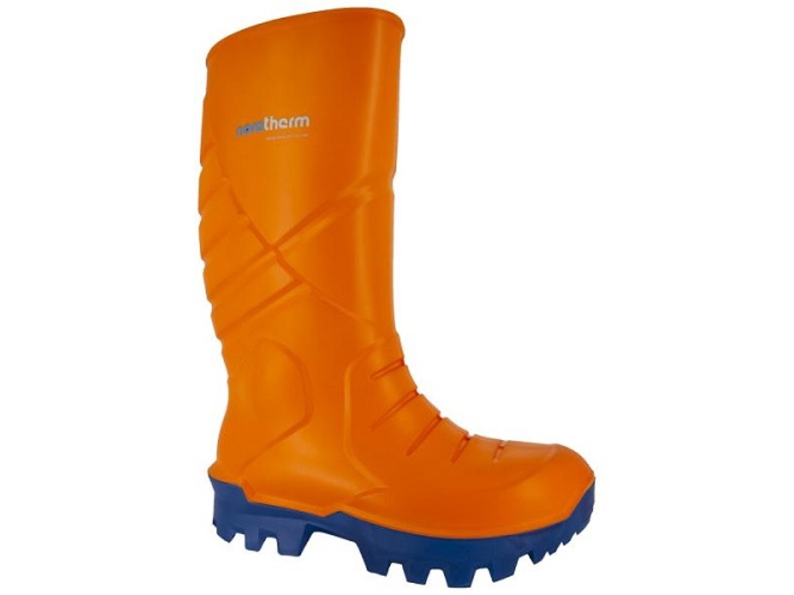 Bota de chuva de segurança térmica Noratherm S5 para agricultura laranja azul único tamanho 43
