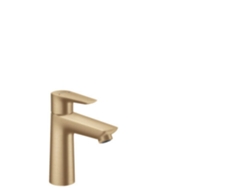 HANSGROHE Talis E mezclador monomando de lavabo 110, residuos emergentes, proyección de 112mm, Color: bronce cepillado