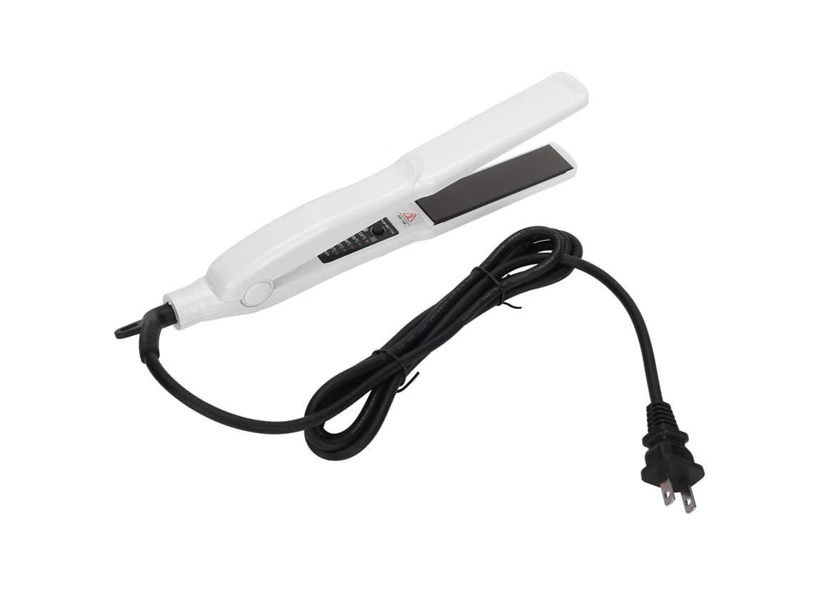 2026-plancha De Cabelo Elétrica Profissional De Uso Dual Para Alisar E Rizar Cabelo (branca)