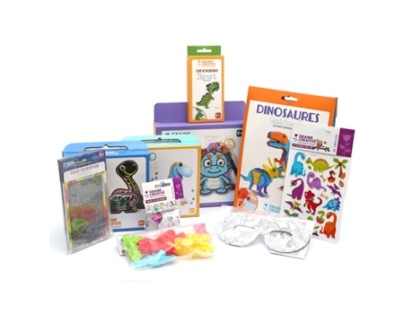 Caja actividades creativas - Dinosaurio