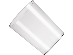 Cubo Grande De Acrílico Transparente Anticaída Para Flores, Multiusos Para Almacenamiento Y Hielo.