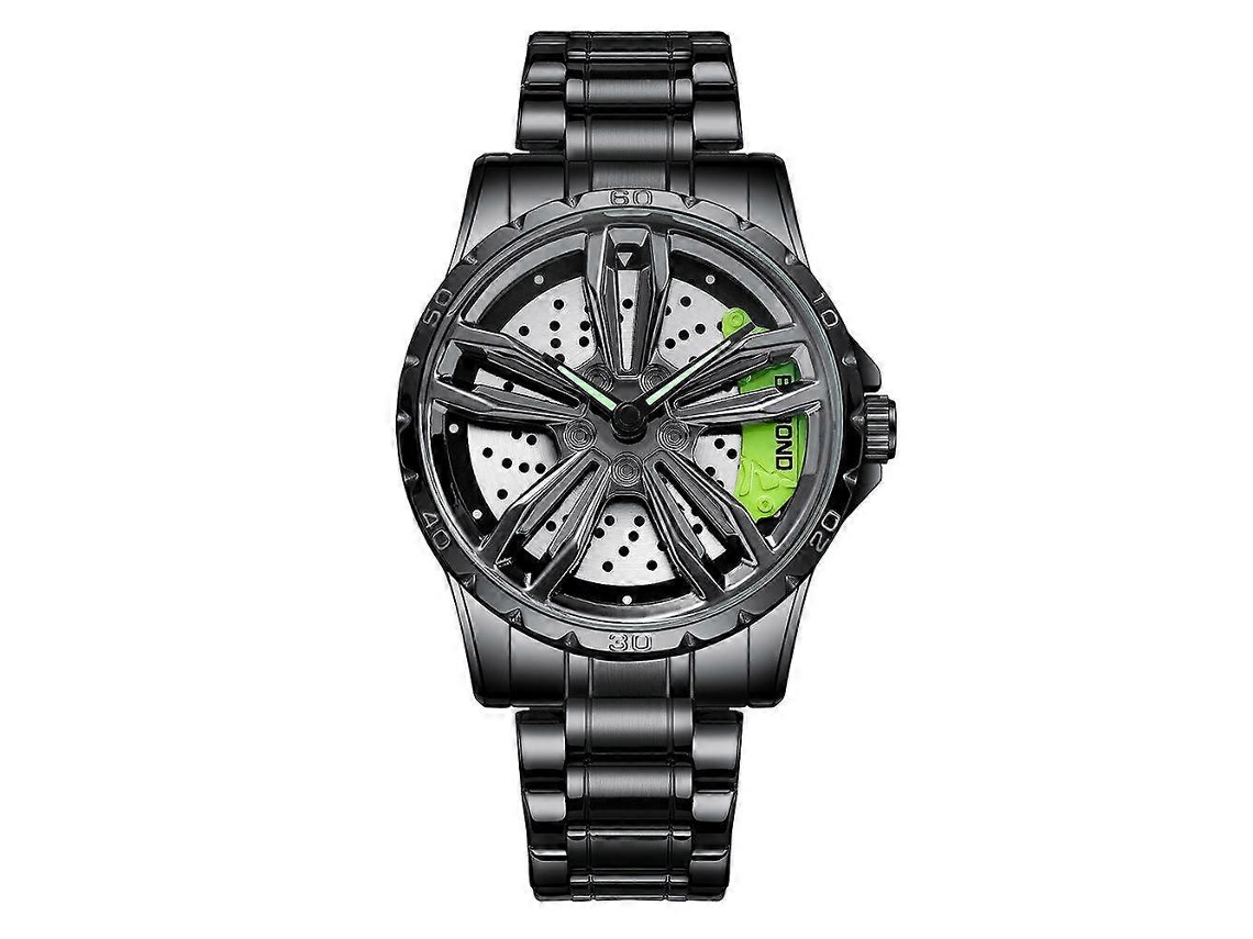 Reloj de motocicleta giratorio con rueda hueca 3D Binbond D001 Hengrongshen