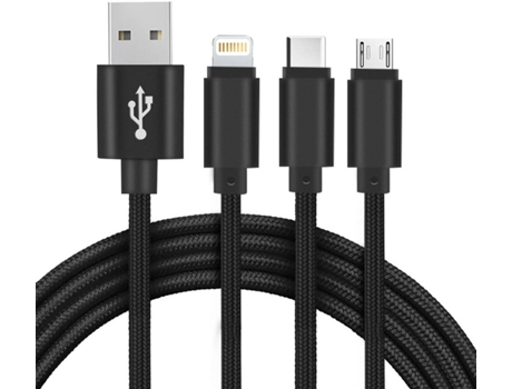 Cable SETTY DATASET31 (USB - 1m - Negro)