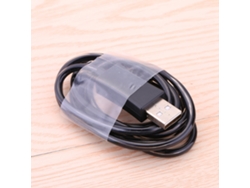 Cable De Datos Led (carga Con Luz) Sistema Android Negro 1 Metro Sincronización De Datos