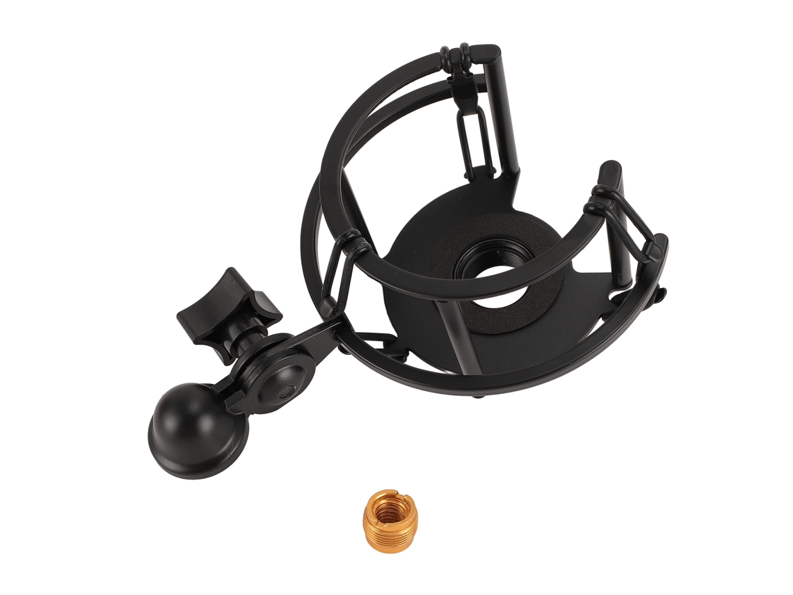 Suporte Anti-vibração Para Microfone De Estúdio Em Liga De Zinco Compatível Com Tf33 Tf51 Tf11 E Microfones Com Rosca 21mm