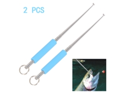Juego De 2 Piezas De Acero Inoxidable Para Extraer Anzuelos De Pesca Con Mango Antideslizante.