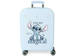 DISNEY Maleta De Cabina ABS Rígida Stitch You Are Magical Azul