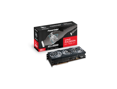 Tarjeta Gráfica POWERCOLOR Hellhound Amd Radeon Rx 7900 Xt 20Gb Gddr6 2400Mhz Pci Express 4.0 X16 Negro