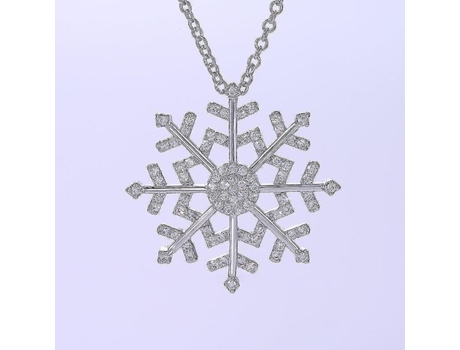 Collar que cae en la nieve, temperamento exquisito, cadena de suéter universal