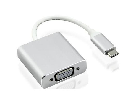 Nilox Usb Type-C Vga M/F Usb Adaptador gráfico Plata