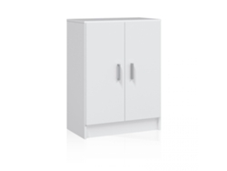 Armario Multi Useful Low 2 Puertas Blanco 60 x 80 x 37 cm