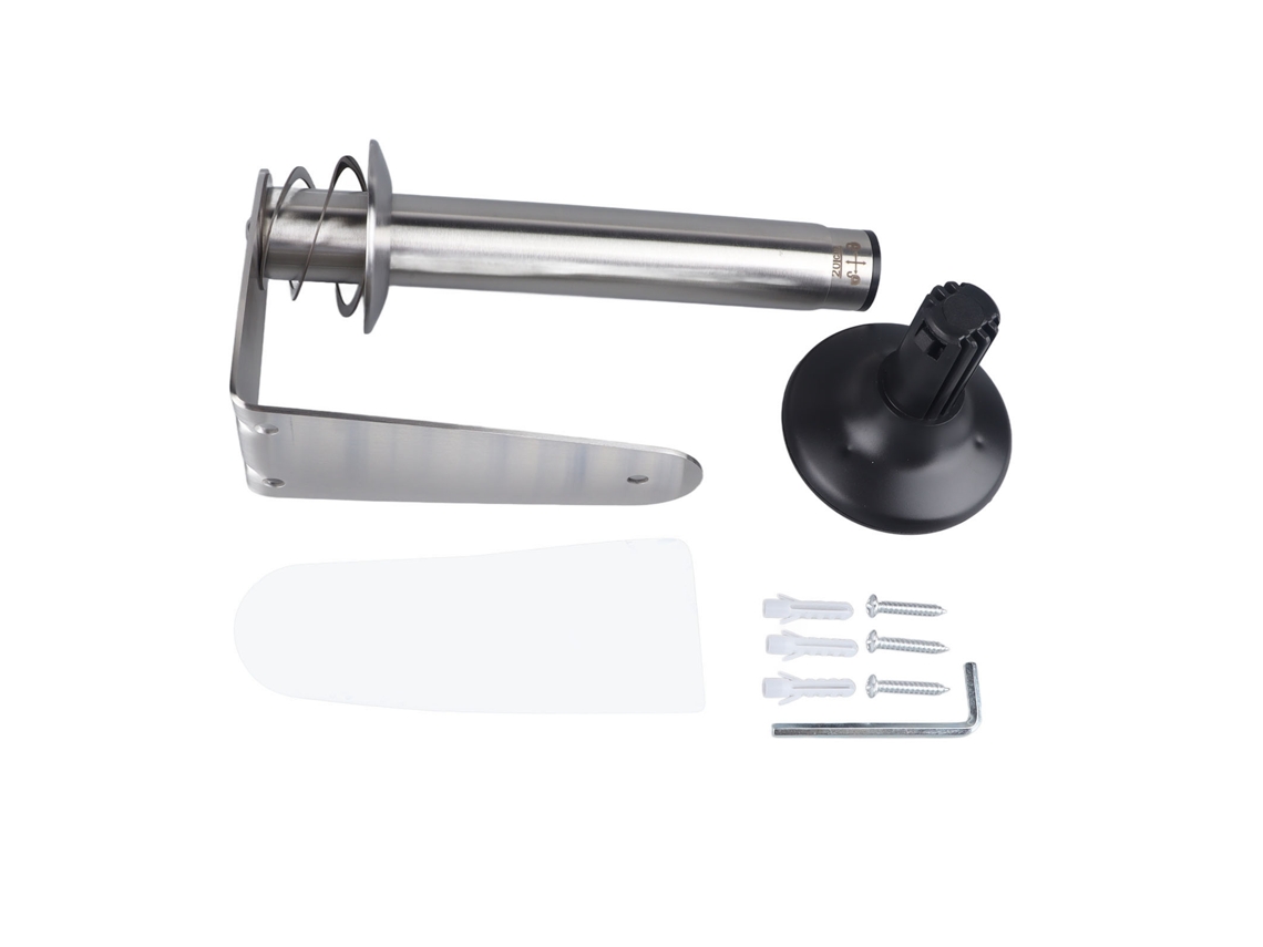 Soporte de acero inoxidable para papel de cocina - No requiere taladrar