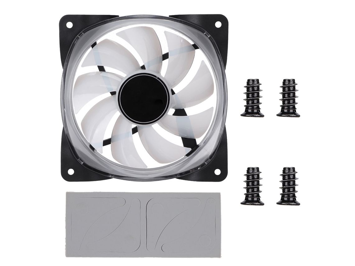 Ventilador De Refrigeración De Caja De Pc Fr-701 Con Iluminación Led 12v Dc12v Refrigerador Placa Madre Interfaz 3p Puerto D Rojo