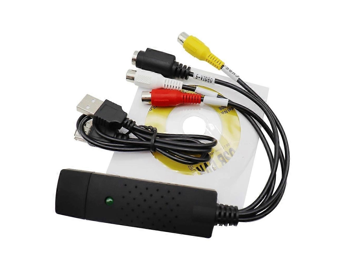 Juego De Convertidor De Vhs A Dvd Usb 2.0, Dispositivo De Captura De Audio Y Vídeo, Cable Rca Para Sistema Windows 10 Fg