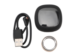 Anillo Inteligente Resistente Al Agua De Acero Inoxidable, Rastreador De Fitness Y Salud Con Monitorización Del Sueño