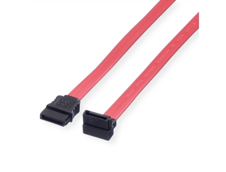 Cable ROLINE (SATA - 0.5m - Rojo)