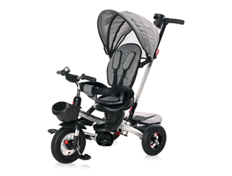 Triciclo Evolutivo ZIPPY con Ruedas de Goma Gris