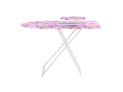 Tabla de planchar, altura regulable, diseño plegable, color morado.