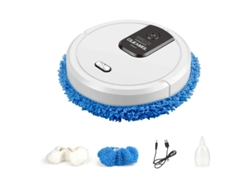 Aspiradora robot automática con mando a distancia color blanco