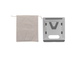 Soporte Para Portátil De Aluminio Plegable Ajustable Altura Dissipación De Calor Para 11‑15.6 Pulgadas Gris Plata
