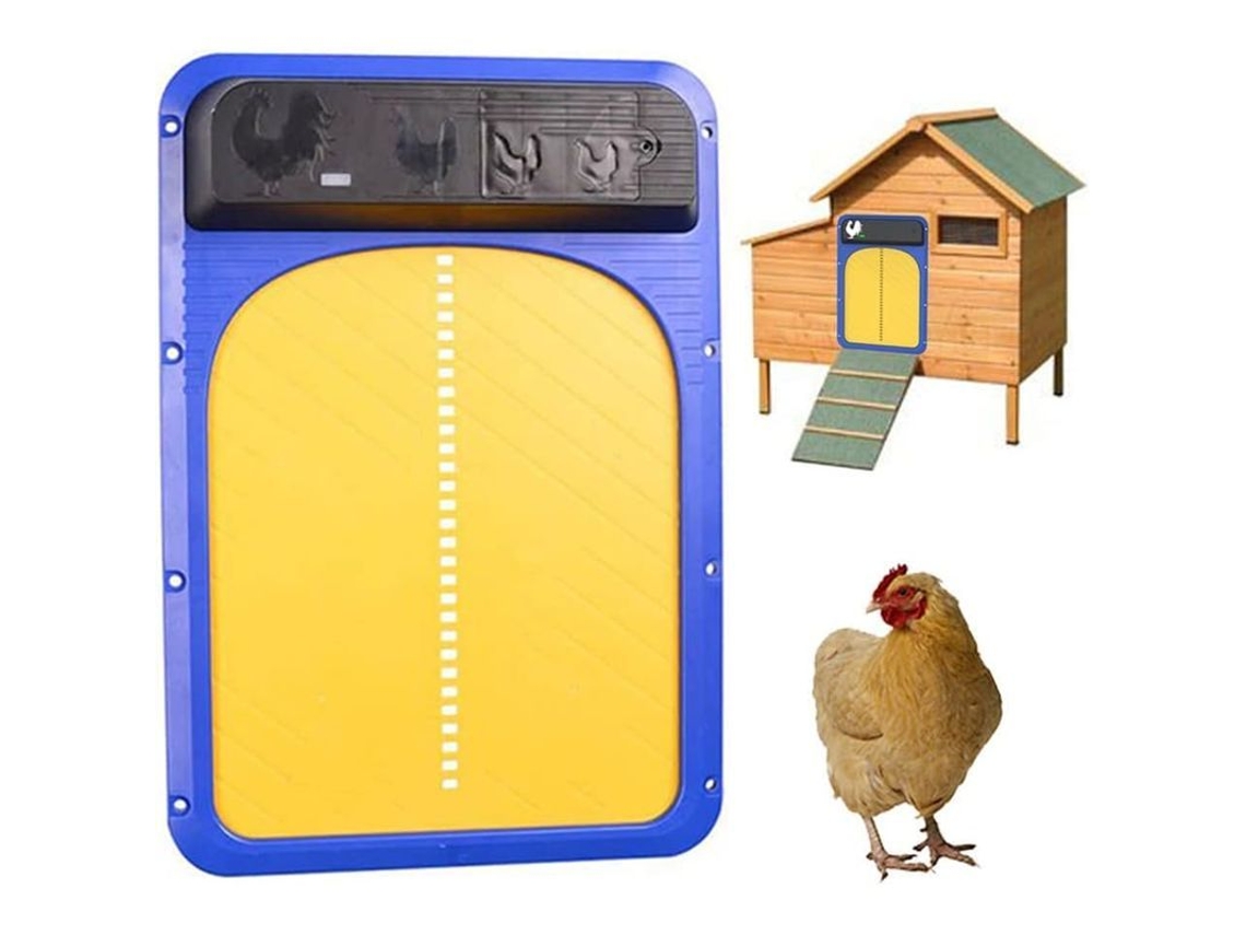 2026-puerta Automática Para Gallinero Linjou Impermeable Con Sensor De Luz Batería