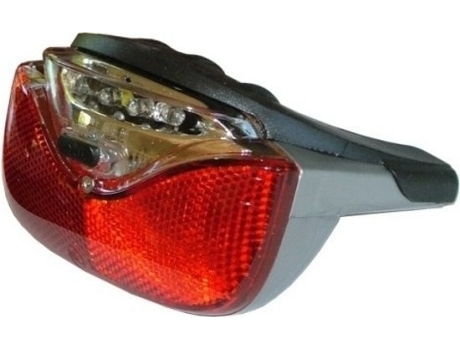 Luz Gazelle Powervision led batteries grey/black AXA