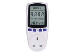 Medidor de energía con pantalla LCD y 7 modos de visualización, monitor de consumo eléctrico enchufable.