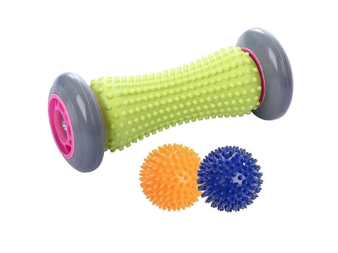 Massageador De Pés Com Rolo Para Alívio Da Fascite Plantar, Massageador Portátil Para Massagem Muscular Profunda Nos Tecidos Dos Pés.
