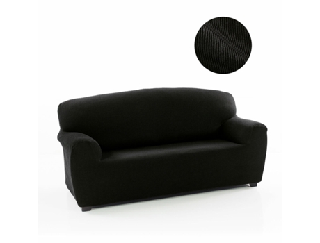 Funda para Sofá SOFAKOVER Romeo 220 - 260 cm 4 plazas (Negro - 220 - 260 cm)