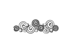 Perchero de pared moderno Orfeo Fango con 6 ganchos, elegante hierro, ideal para entrada, dormitorio y baño, fabricado en Italia Arti Mestieri