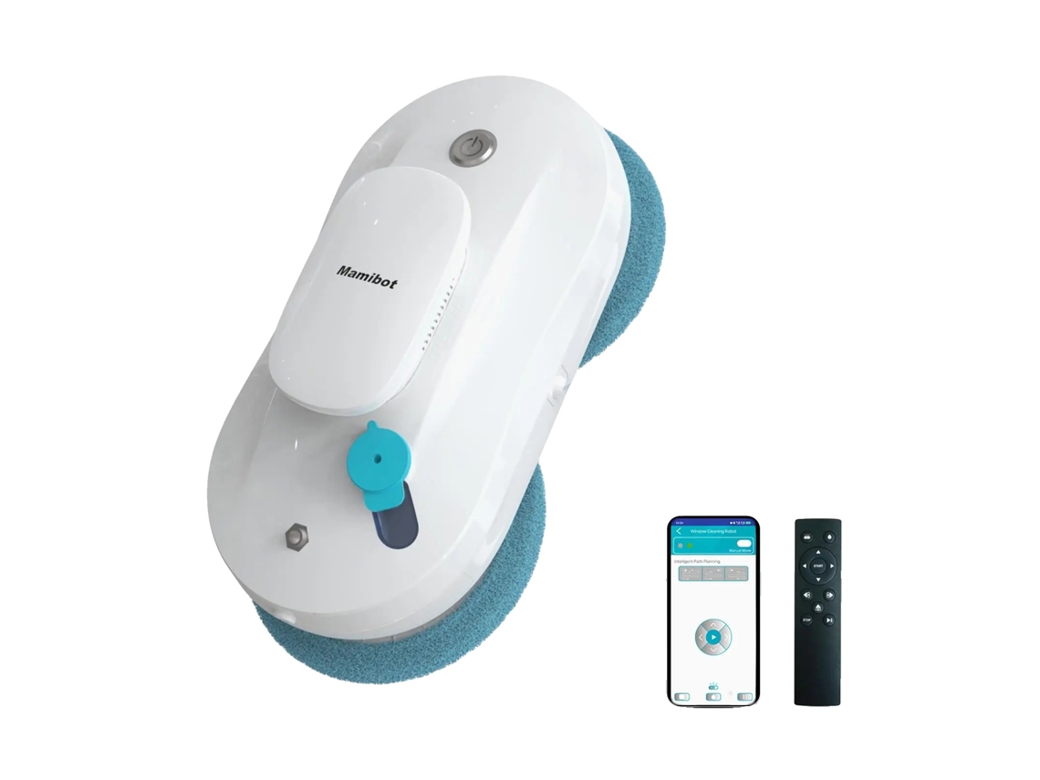 Robot limpiacristales, navegación inteligente, control remoto, blanco, sí, OEM