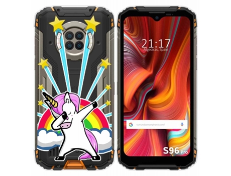 Carcasa Doogee S96 Pro TUMUNDOSMARTPHONE Dibujos Transparente Multicolor