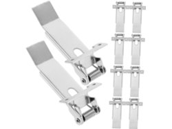 Juego De 10 Clips Resorte Imikeya Diseño Elegante Oculto