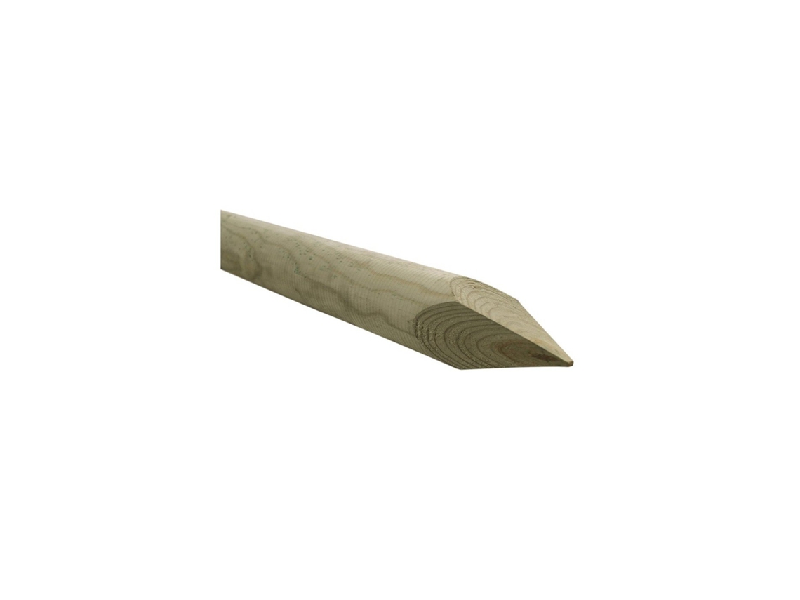 Tutor De Madera Para Arboles Con Punta 250x8 Cm. (alto X Diámetro)