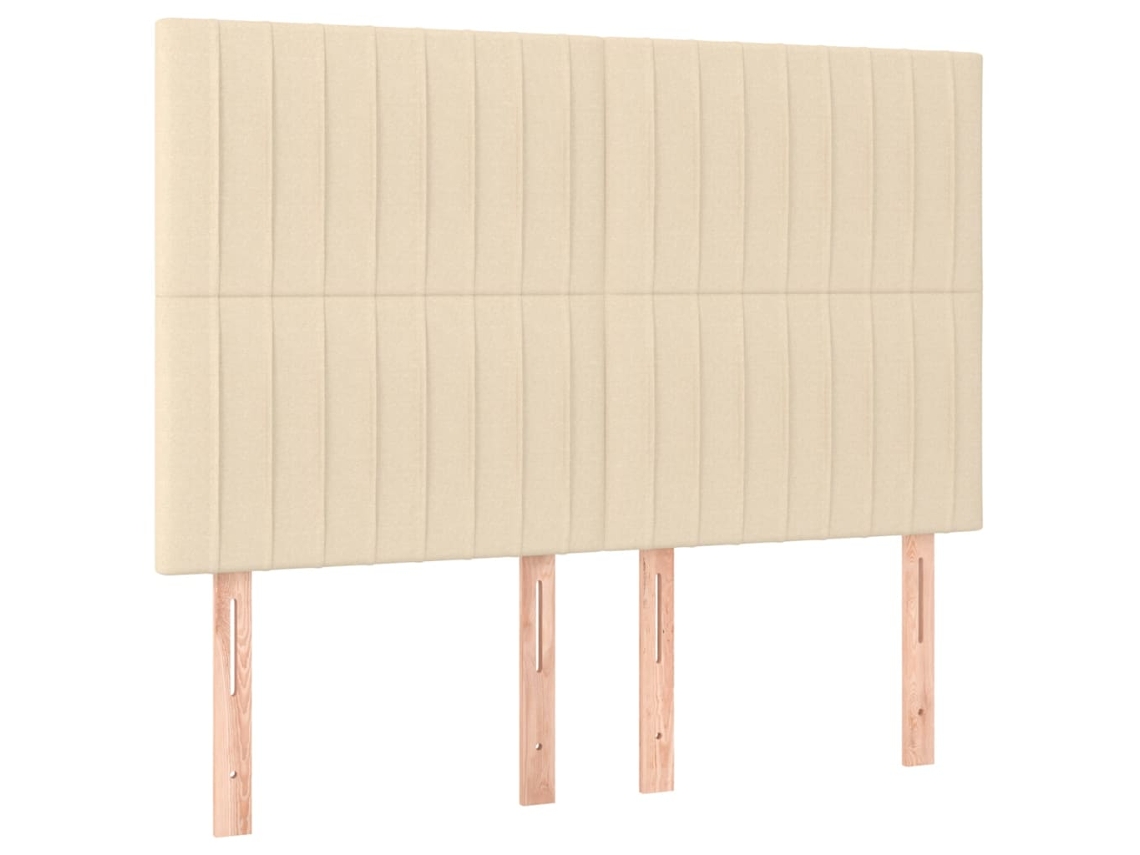 Cabecero color crema 144x5x118/128 cm Tejido Maison Exclusive