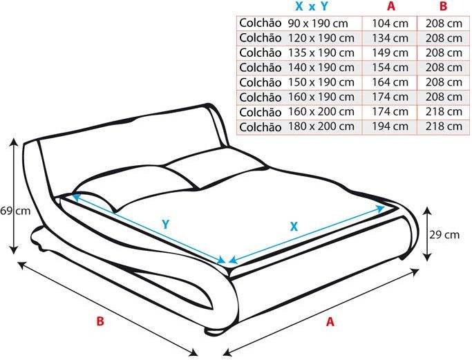 Cama MÓVEIS BONITOS Nitas (Blanco - Polipiel - Compatible con