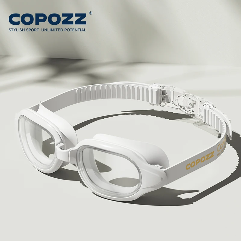 Gafas de natación unisex, antivaho, con protección UV, transparentes, MDUG