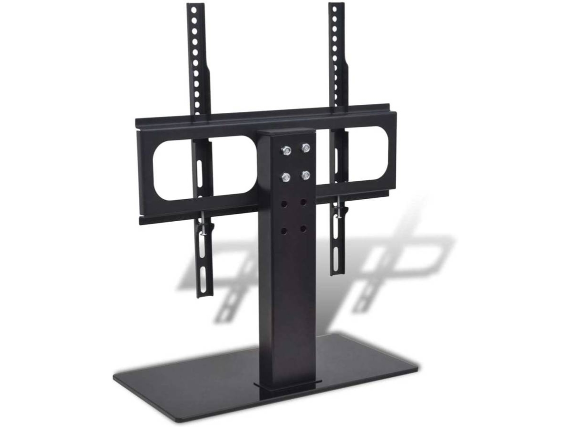 vidaXL Soporte de televisor con base hierro negro 23"-55"