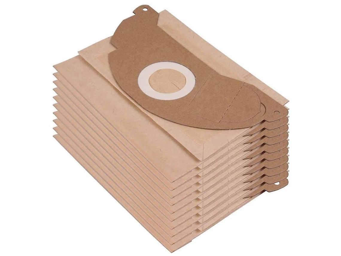 10 Bolsas De Papel Para Aspiradora Kärcher 6.904-322.0 A2004/wd2250/mv2 - Diseño Ergonómico